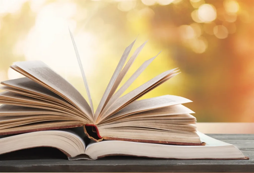a picture of books as a representation of education